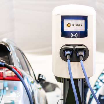 LichtBlick Ladesaeule E-Auto